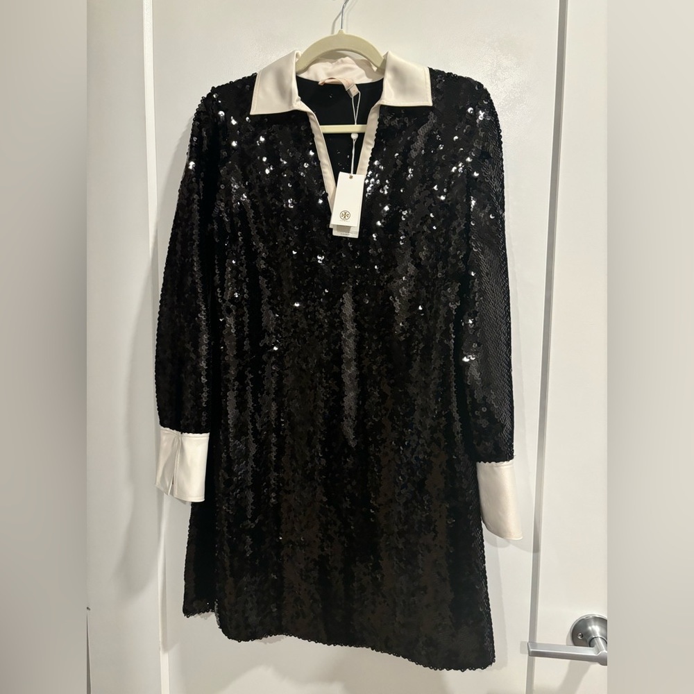 NWT Tory Burch Sequin Dress SZ 4
